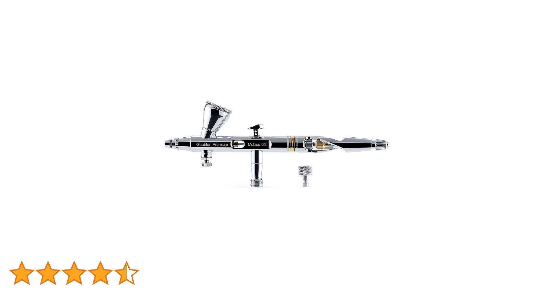 Gaahleri エアブラシ　MOBIUS 0.2 ガレーリ　ダブルアクション Gaahleri Premium Series GHPM-Mobius 0.2mm + 0.3mm Upgrade Pack